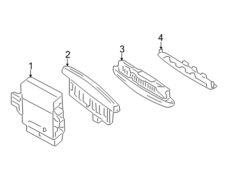 2015 Mercedes-Benz CLS400 Parking Aid Diagram 1