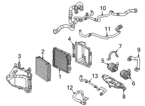 Front Hose Diagram for 190-500-03-75