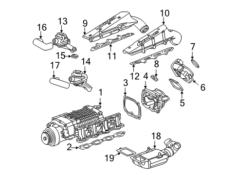 2004 Mercedes-Benz E55 AMG Turbocharger Diagram