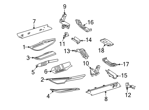 2007 Mercedes-Benz ML63 AMG Floor Diagram