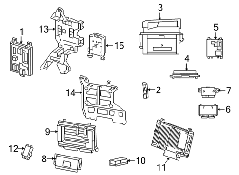 2022 Mercedes-Benz AMG GT 53 Controls  Diagram