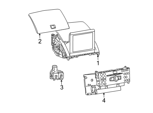 2009 Mercedes-Benz C63 AMG Navigation System Diagram