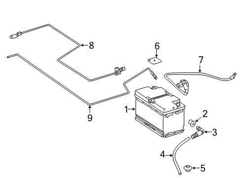 2015 Mercedes-Benz S550 Battery Diagram 2