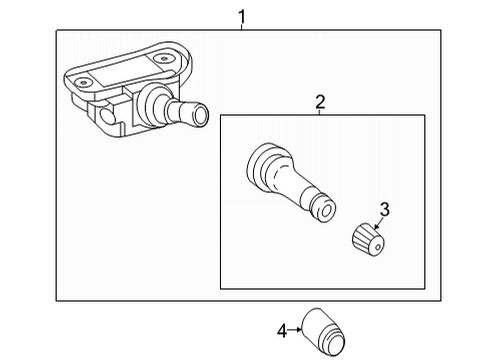 2021 Mercedes-Benz GLE63 AMG S Tire Pressure Monitoring, Electrical Diagram 1