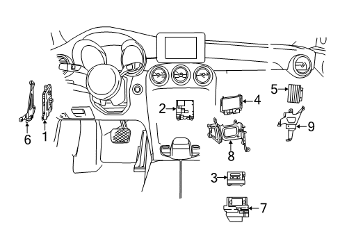 2023 Mercedes-Benz GLC300 Electrical Components Diagram 5