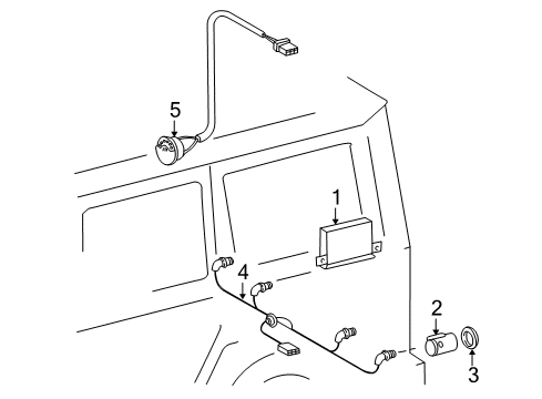 2017 Mercedes-Benz G550 Electrical Components Diagram 2