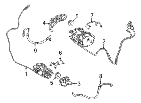 Hydraulic Pump Bearing Diagram for 167-326-14-00-64