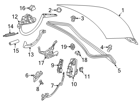 2020 Mercedes-Benz CLS53 AMG Trunk, Electrical Diagram 2