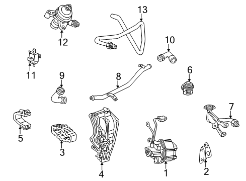 1994 Mercedes-Benz C220 A.I.R. System Diagram