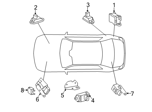 2013 Mercedes-Benz CL550 Stability Control Diagram