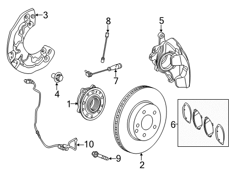 2022 Mercedes-Benz E450 Anti-Lock Brakes Diagram 5