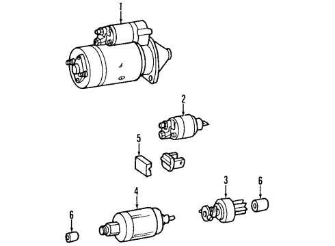 1996 Mercedes-Benz SL500 Starter