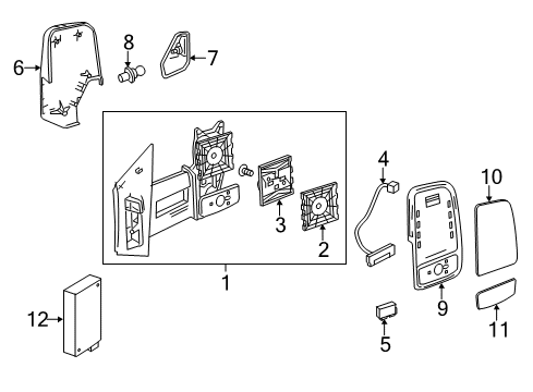 2015 Mercedes-Benz Sprinter 2500 Mirrors, Electrical Diagram