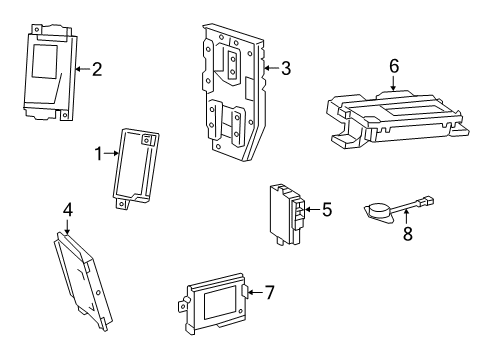 Warning Buzzer Diagram for 221-822-00-30