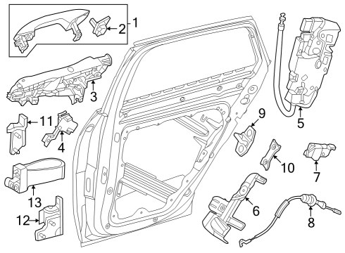 Handle Base Bracket Diagram for 254-733-01-00