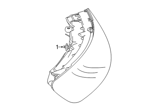 Tail Lamp Assembly Diagram for 190-906-17-01-64