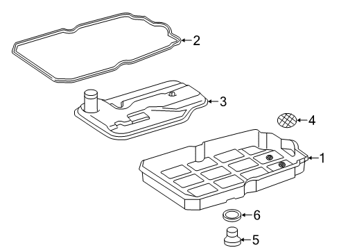 2020 Mercedes-Benz Metris Transmission Components Diagram