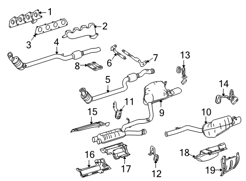 Muffler & Pipe Diagram for 207-490-26-21