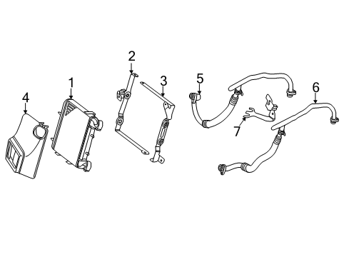 2015 Mercedes-Benz SLK55 AMG Oil Cooler Diagram