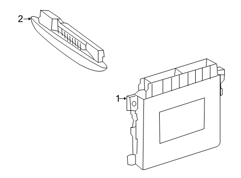 2013 Mercedes-Benz S400 Parking Aid Diagram 1