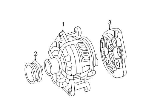 2012 Mercedes-Benz R350 Alternator