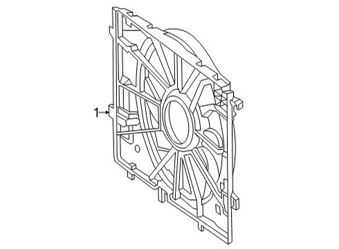 2019 Mercedes-Benz AMG GT R Cooling Fan Diagram