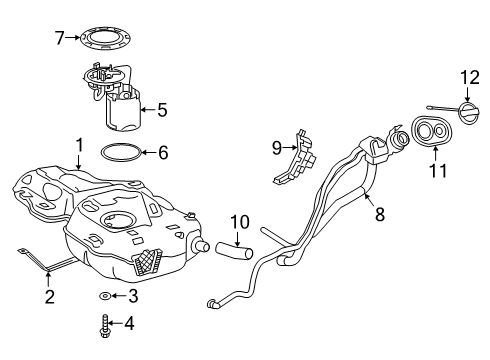 2023 Mercedes-Benz CLA250 Fuel Supply Diagram 2