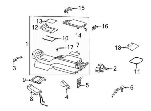 Trim Plate Diagram for 223-970-25-00-3F12