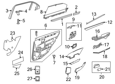 Window Switch Diagram for 212-905-40-07-64-9107