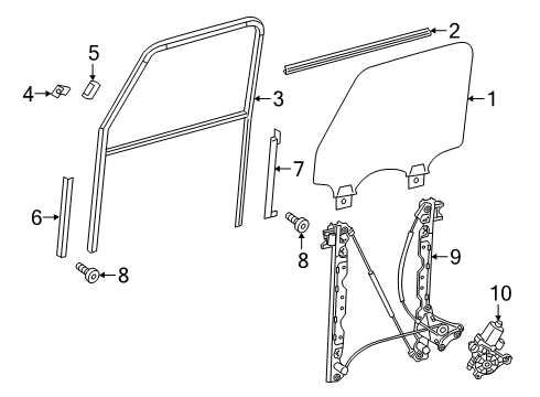 2023 Mercedes-Benz G550 Front Door - Electrical Diagram 2