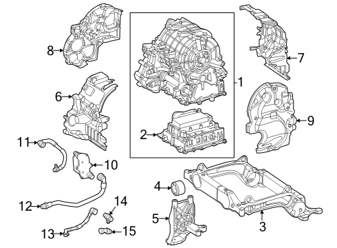 2024 Mercedes-Benz EQS 450+ SUV Electrical Components Diagram 1