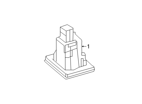 2017 Mercedes-Benz GLA250 License Lamps Diagram