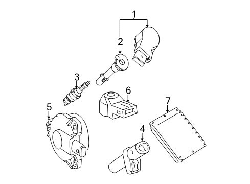 2011 Mercedes-Benz SL550 Powertrain Control Diagram 2