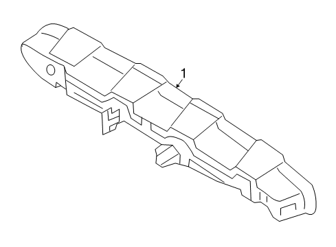 2008 Mercedes-Benz E63 AMG High Mount Lamps Diagram 1