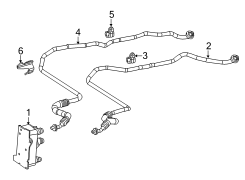 2021 Mercedes-Benz G550 Trans Oil Cooler Diagram