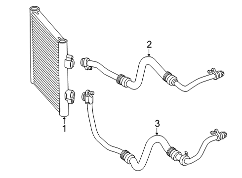 2021 Mercedes-Benz E63 AMG S Engine Oil Cooler