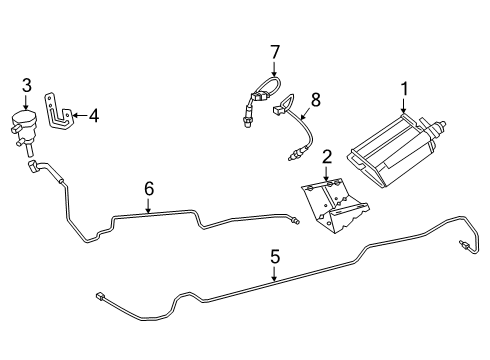 2020 Mercedes-Benz Sprinter 2500 Emission Components Diagram 1