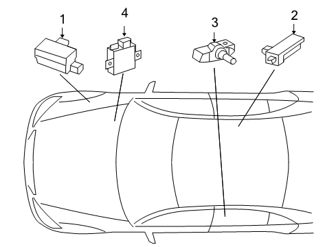 2010 Mercedes-Benz CL600 Tire Pressure Monitoring, Electrical Diagram