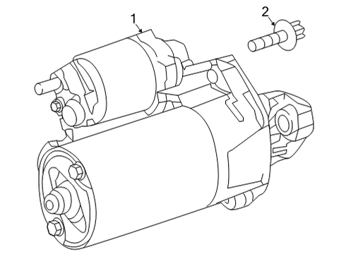 2020 Mercedes-Benz GLE350 Starter