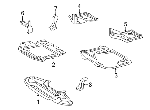 2006 Mercedes-Benz CL65 AMG Splash Shields