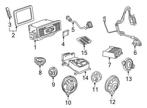 2016 Mercedes-Benz GLA250 Sound System Diagram