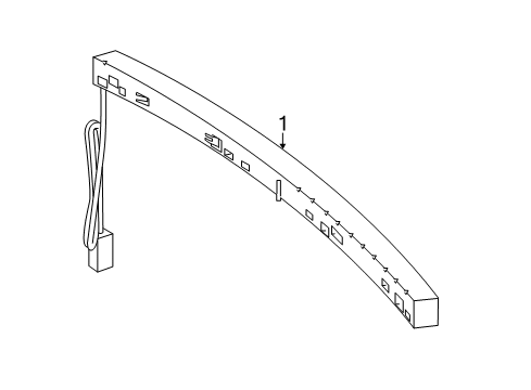 2020 Mercedes-Benz C63 AMG High Mount Lamps Diagram 3