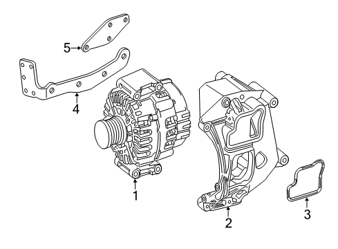 Alternator Diagram for 000-906-05-06