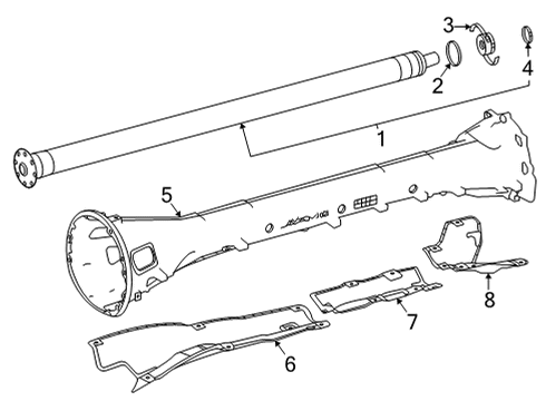 2017 Mercedes-Benz AMG GT S Drive Shaft - Rear Diagram