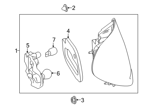 Socket Panel Diagram for 205-820-05-77