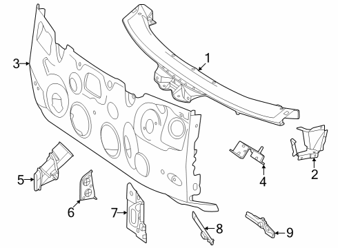 Crossmember Diagram for 294-620-17-01