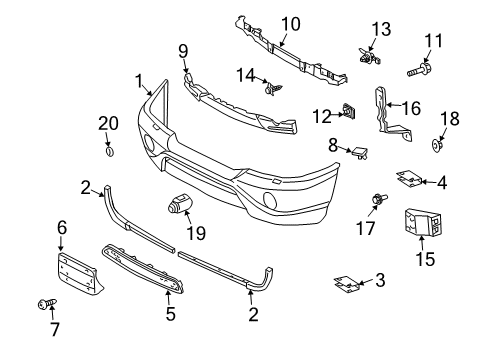 Mount Bracket Diagram for 163-880-16-14