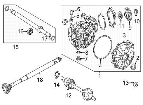 Differential Assembly Diagram for 221-330-82-01