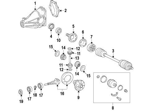 Ignition Switch Diagram for 210-466-26-01-80