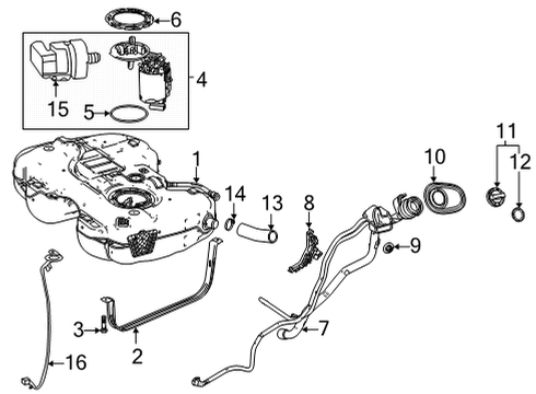 Filler Neck Bracket Diagram for 247-476-19-00